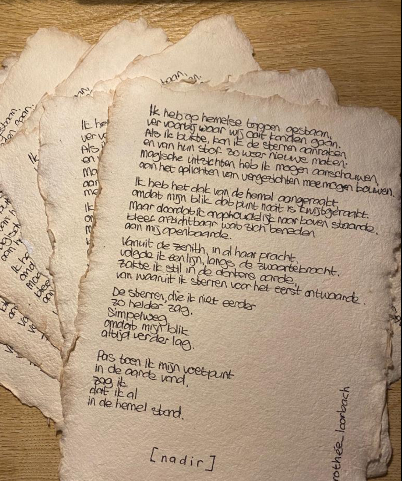 Gedicht of spoken word op maat